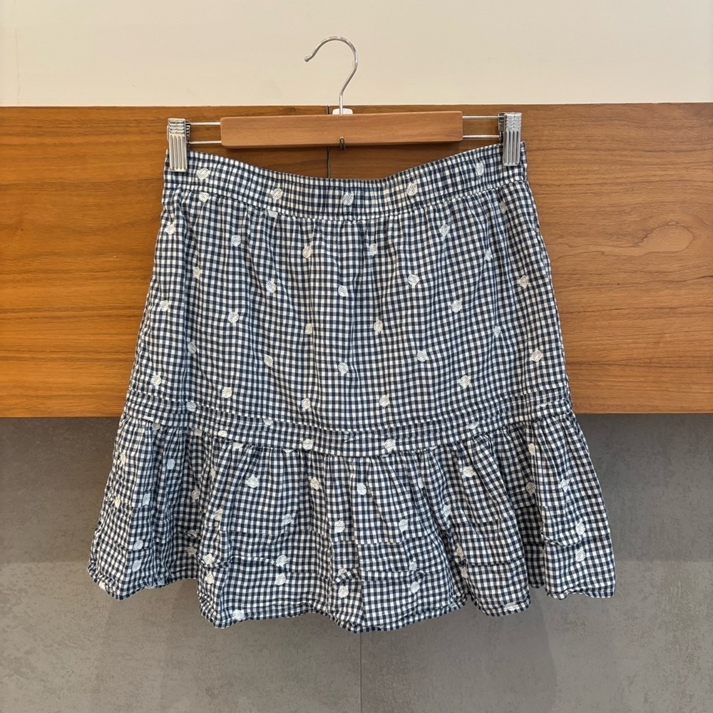 Madewell Embroidered‎ Mini Skirt & Top Two Piece Set, Size S